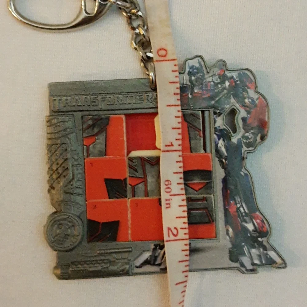 Transformers Miniature Slide Puzzle Keychain Autobot Symbol 2007